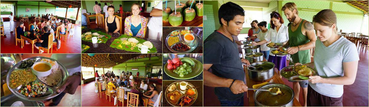 yoga ashram food